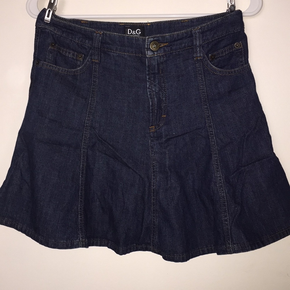 AUTHENTIC DOLCE & GABBANA denim skirt, size 26/40 - Picture 2 of 8